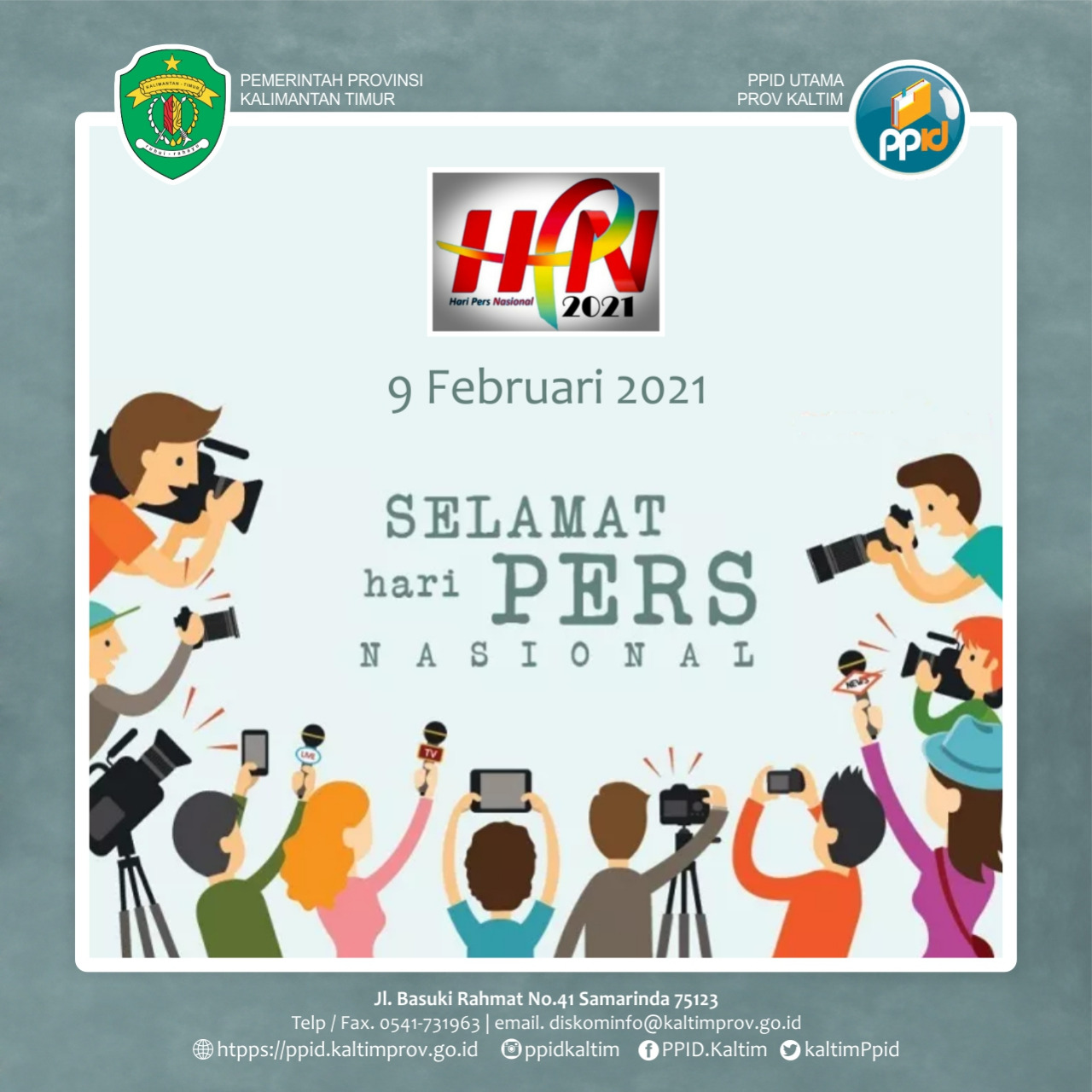 SELAMAT HARI PERS NASIONAL  9 FEBRUARI 2021